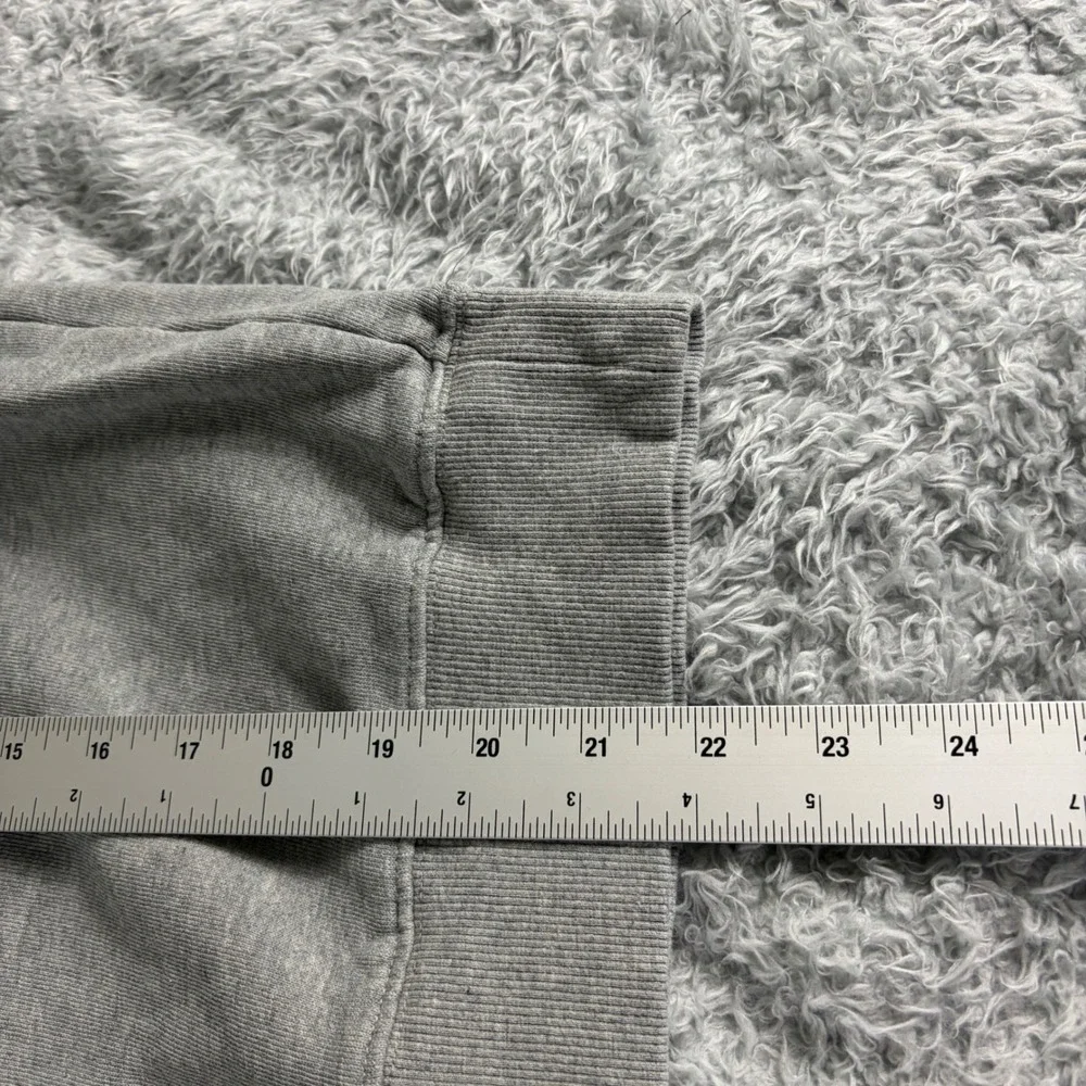 Quince Organic Cotton Crewneck Sweatshirt Heather Gray Pullover Mens Medium